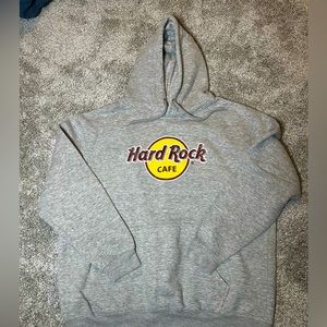modern Hard rock grey hoodie!!